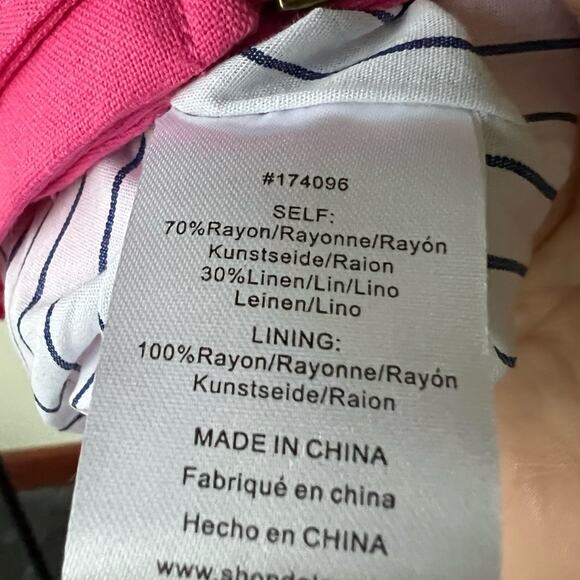 NWT Doland for Anthropologie Women's Pink Cropped Biker Jacket - size Medium - Picture 6 of 12